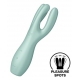 Klitoris-Stimulator Threesome Satisfyer 14cm Grün