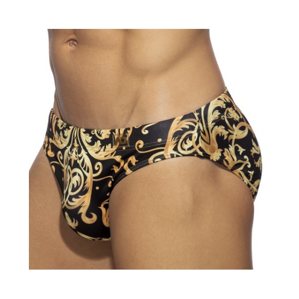 VERSAILLES Black-Gold Bathing Panties