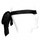 Tie Me Up Black Headband Tie