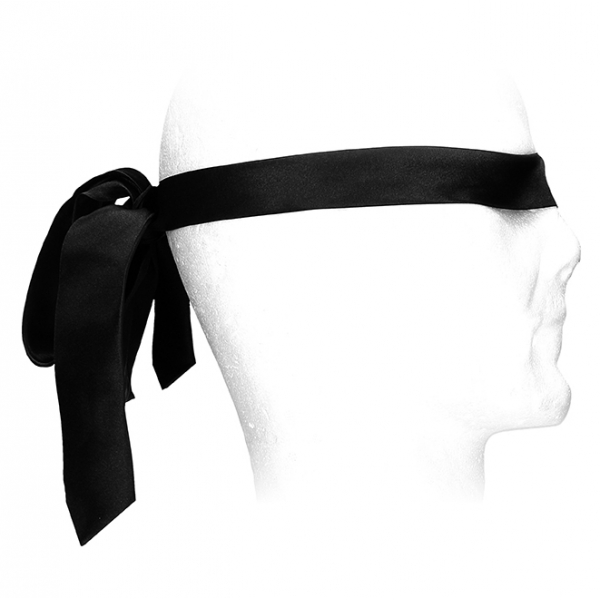 Tie Me Up Black Headband Tie