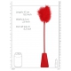 Ouch Zwep en Veer stofdoek 43cm Rood