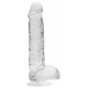 Kristalheldere Dildo 12 x 3cm Helder