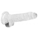 Dildo Crystal Clear 14 x 3,5 cm trasparente