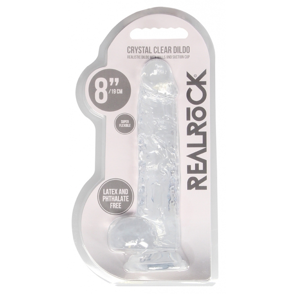 Crystal Clear Dildo 16 x 4cm Transparent