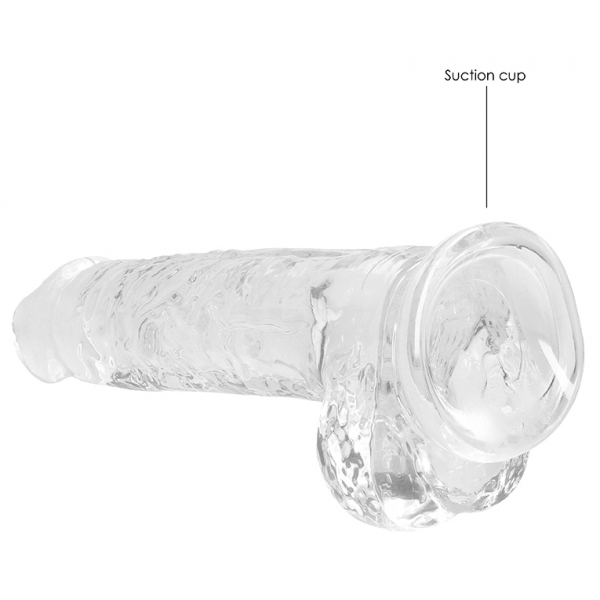 Dildo Crystal Clear 16 x 4 cm trasparente