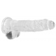 Dildo Crystal Clear 16 x 4cm Transparente