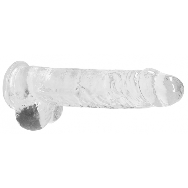 Dildo Crystal Clear 19 x 4,5cm Transparente