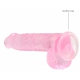 Dildo Transparente 12 x 3cm Rosa