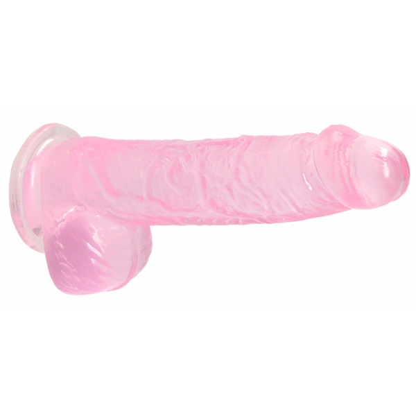 Crystal Clear Dildo 12 x 3cm Pink