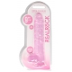 Crystal Clear Dildo 19 x 4.5cm Pink