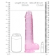 Kristalheldere Dildo 19 x 4.5cm Roze