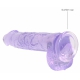 6" / 15 cm Realistic Dildo With Balls - Purple
