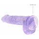 Dildo trasparente 12 x 3 cm viola