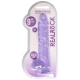 Crystal Clear Dildo 19 x 4.5cm Purple