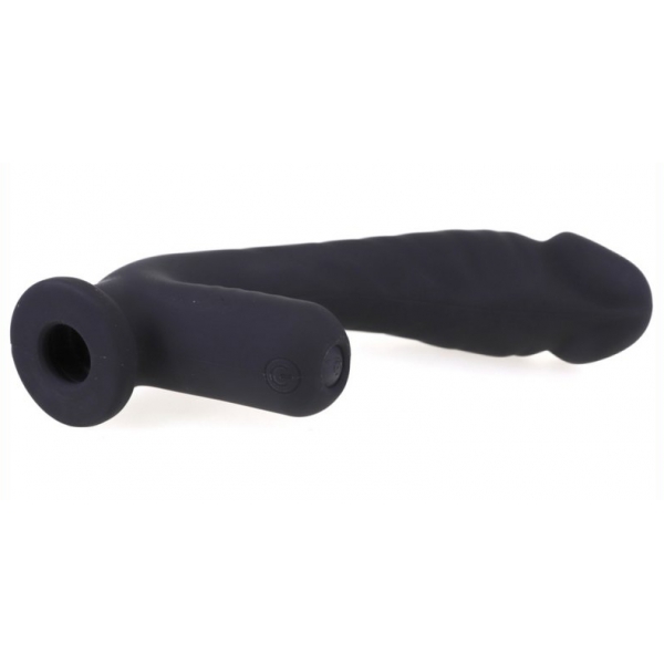 Inflatable and vibrating plug Infladick 14 x 3.5cm