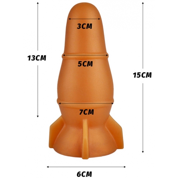 Plug silicone Rocket 11 x 5.5cm