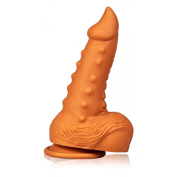 Floating Point Dragon Silicone Dildo GOLD