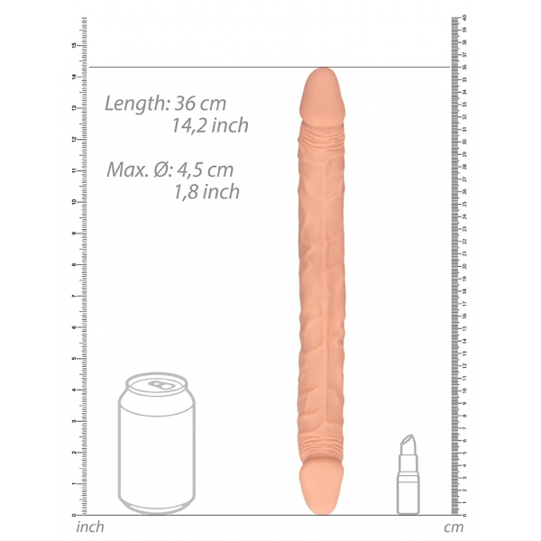 Double Dong 14'' / 36 cm - Flesh