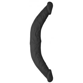 Real Rock Skin Double Dong 14'' / 36 cm - Black
