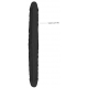 Double dildo Realrock 36 x 4.4cm Black