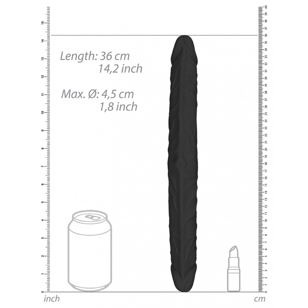 Double Dong 14'' / 36 cm - Black