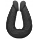 Double dildo Realrock 36 x 4.4cm Black