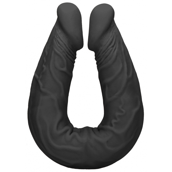 Double dildo Realrock 36 x 4.4cm Black