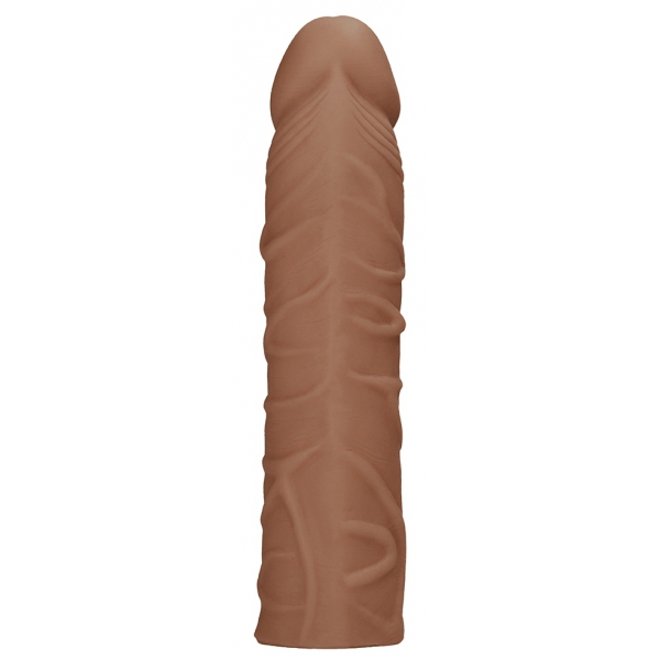 Gaine de pénis Penis Sleeve RealRock 16.5 x 4cm Tan