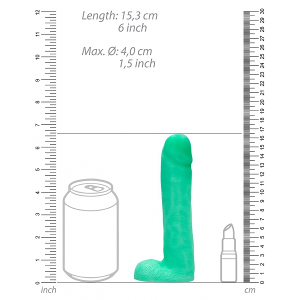Phosphorescent Penis Soap DICKY GLOW 18 x 3.5cm