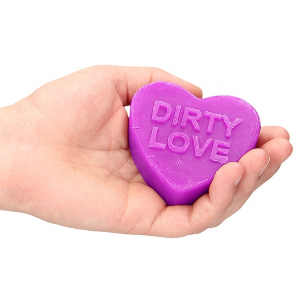 DIRTY LOVE Heart Soap Lavender Scent