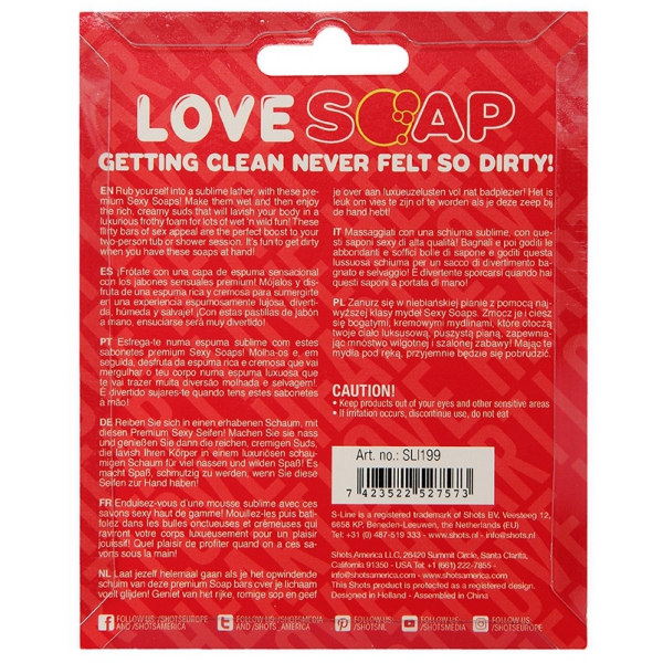 LOVE HEART Soap Rose Fragrance