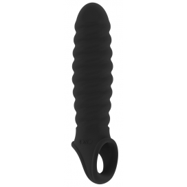 Ribby Penis Sheath Sono N°32 - 11 x 3cm Black