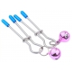 Kit Sm Mista Bondage Azul-Rosa 4 peças