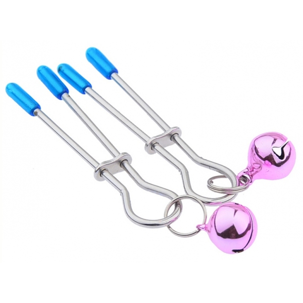 Sm Mix Bondage-Set Blau-Rosa 4-teilig