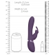 Aufblasbarer Vibro Rabbit Taka 22 x 6cm Violett