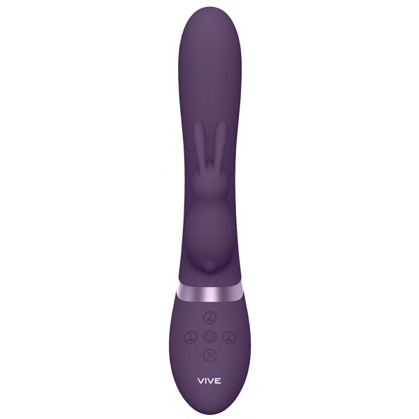 Aufblasbarer Vibro Rabbit Taka 22 x 6cm Violett