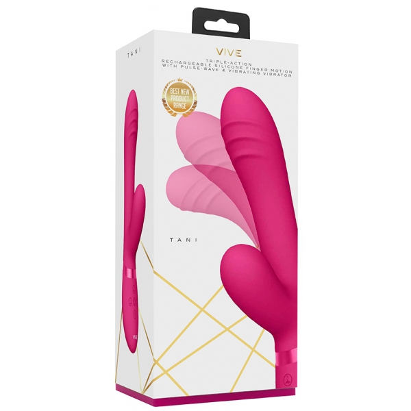 Vibro Rabbit Tani 22 x 3,5cm Rosa