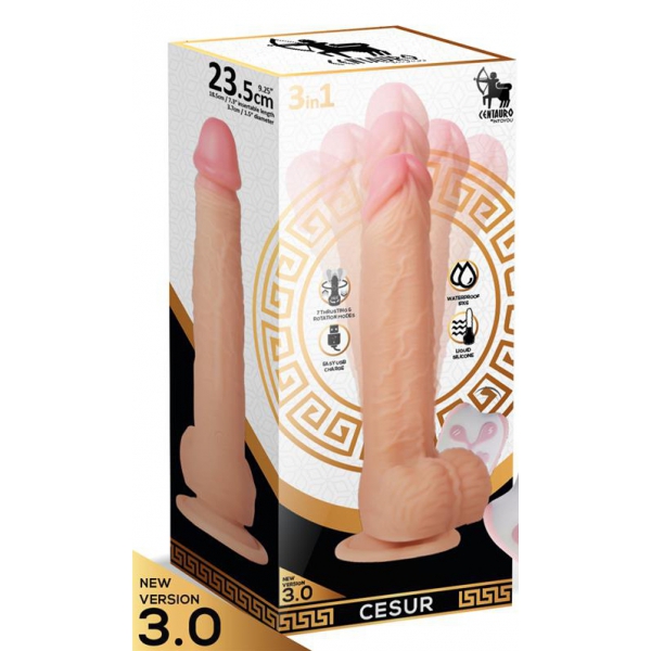 Cesur Centauro rotating dildo 18 x 4cm