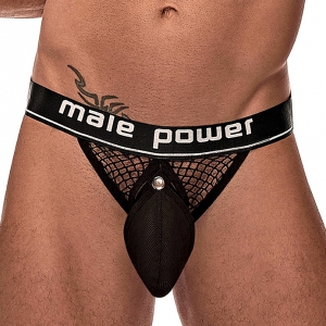 male power Jockstrap COCK PIT Zwart