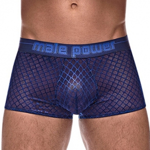 male power Boxer DIAMOND MESH Azul