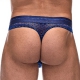 Tanga DIAMOND MESH Azul