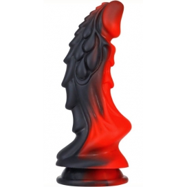 MONSTERED Consolador Dragón Zomay 18 x 6cm Negro-Rojo