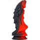 Dildo Dragon Zomay 18 x 6 cm nero-rosso