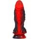 Dildo Dragon Yong 15 x 5,5 cm nero-rosso