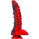 Magic Dragon Silica Gel Colorful Dildo - Fire BLACK