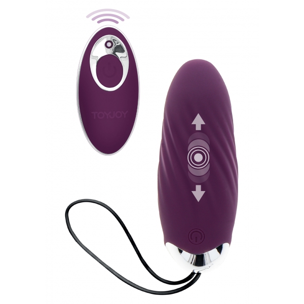 Remote controlled vibrating egg Eggstravagant 9 x 3.3cm