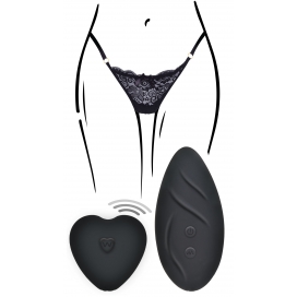 Toy Joy Ferngesteuerter Klitoris-Stimulator Panty Angel Schwarz