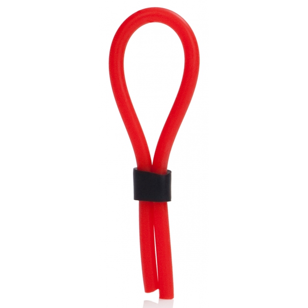 Cockring silicone STUD LASSO Rouge