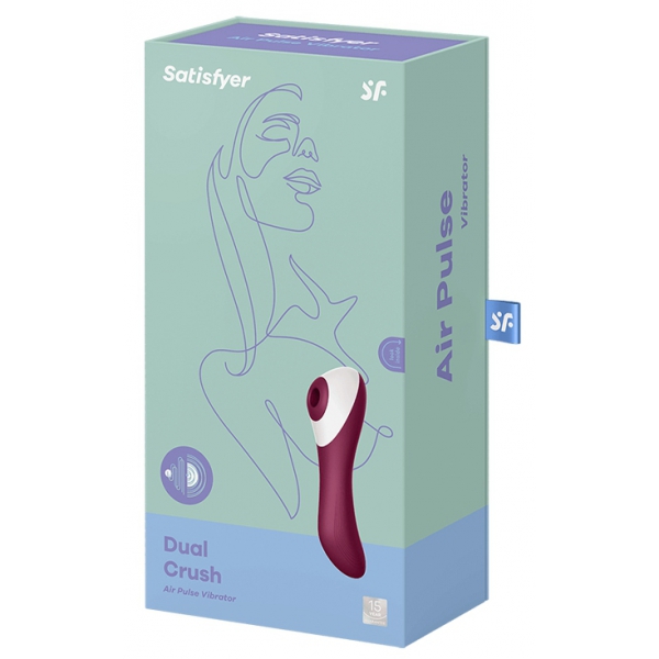 Stimolatore clitorideo DUAL CRUSH Satisfyer 16cm