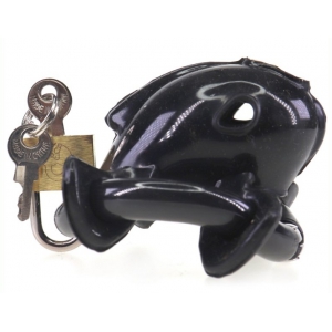 CockLock Chastity cage Nub Soft 6 x 2cm Black